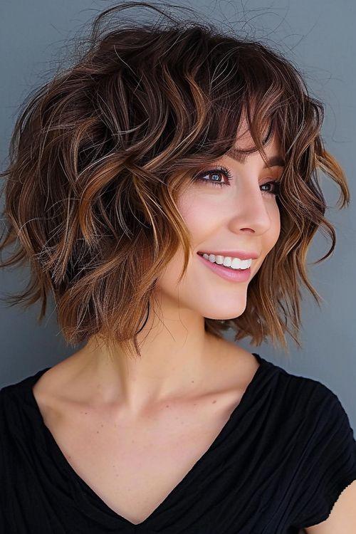 2026 trend shaggy wavy bob