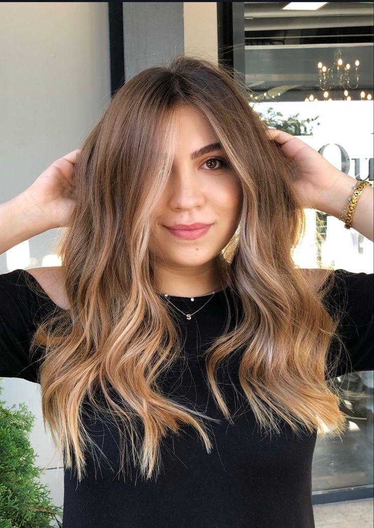 Açık kumral ombre saç modeli