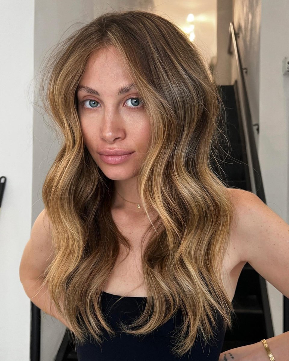 Açık tende honey bronde saç