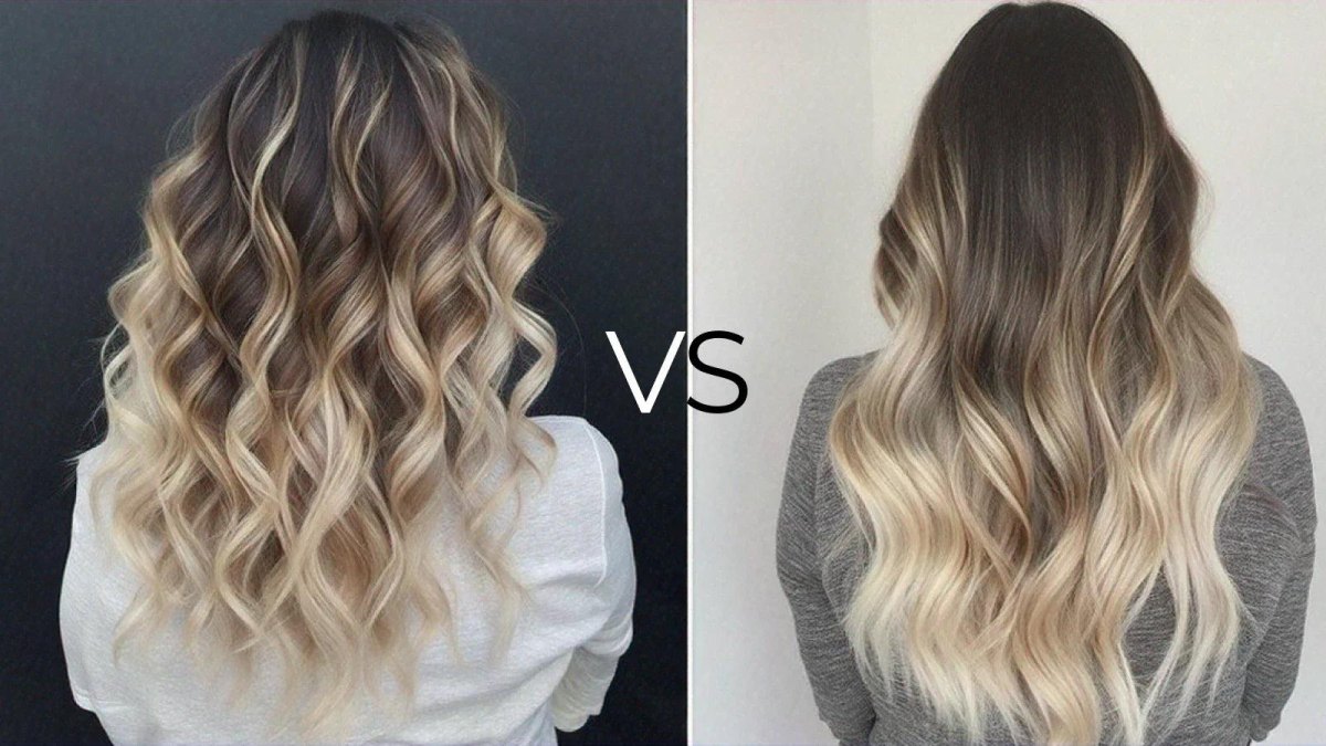 Balayage ombre farkı saç