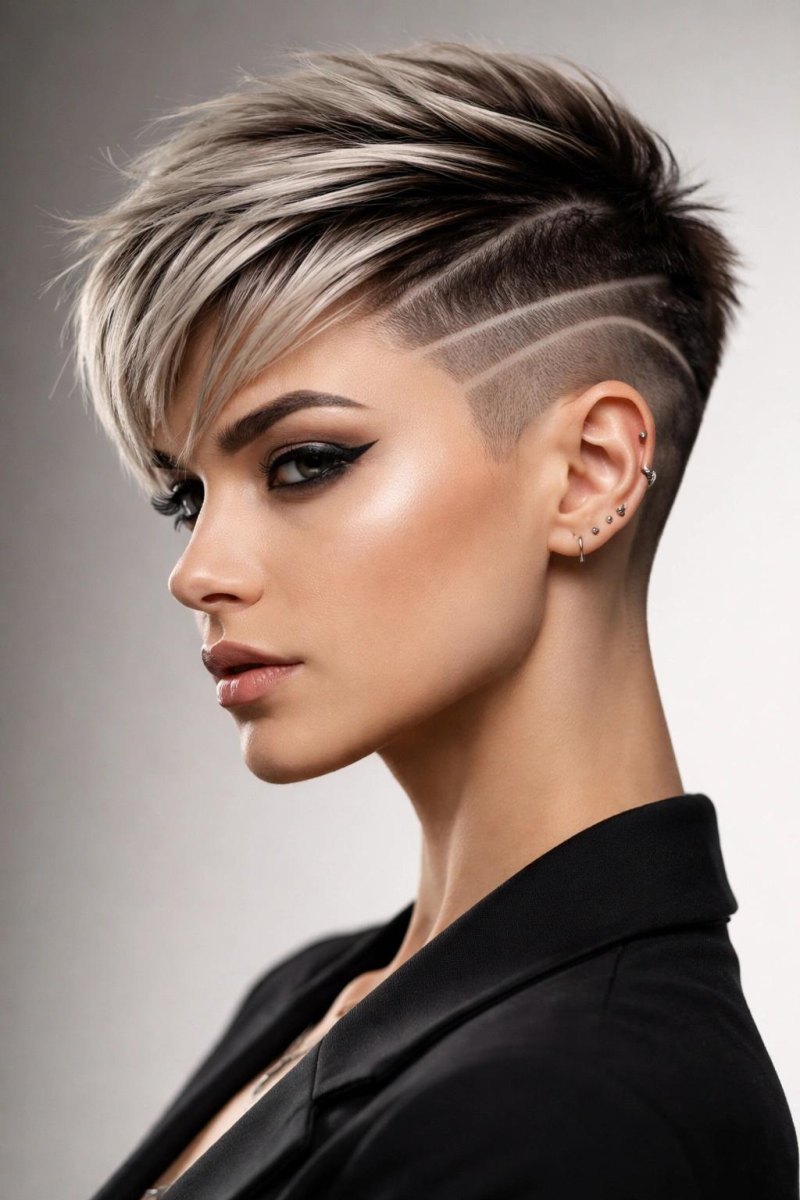 Keskin hatlı pixie modeli