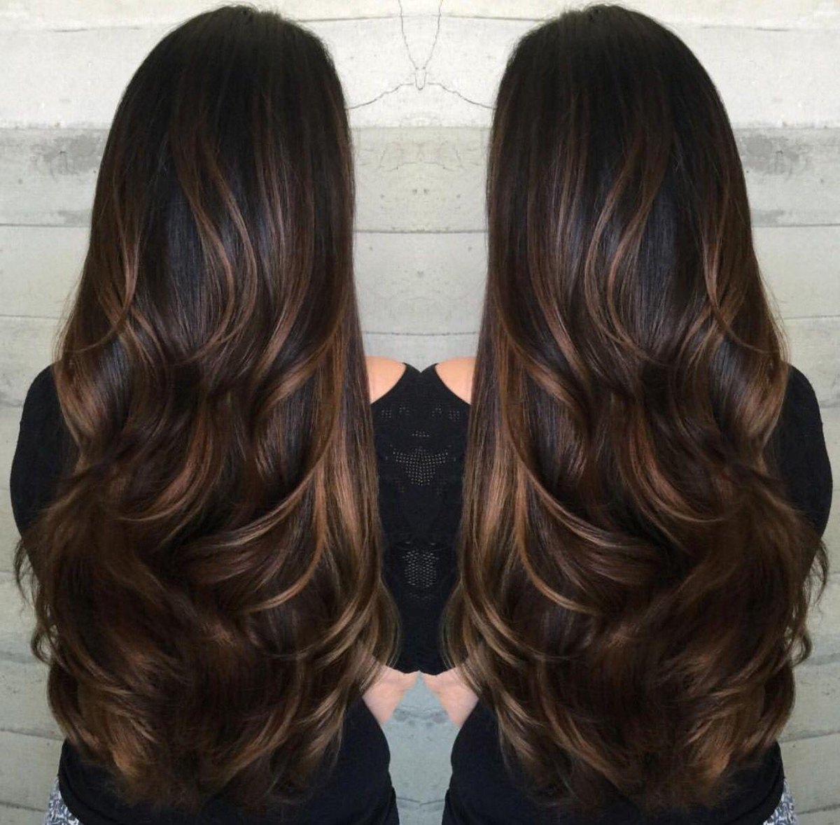 Çikolata kahve balayage saç