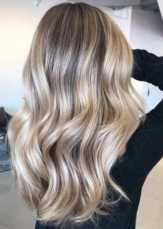 Doğal koel blonde balayage