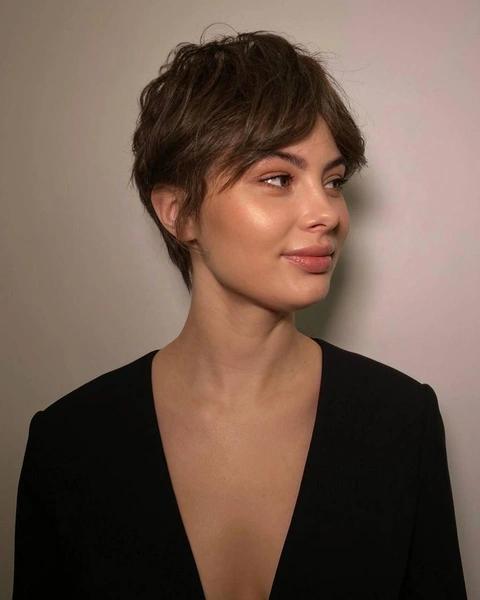 Doğal kahverengi pixie