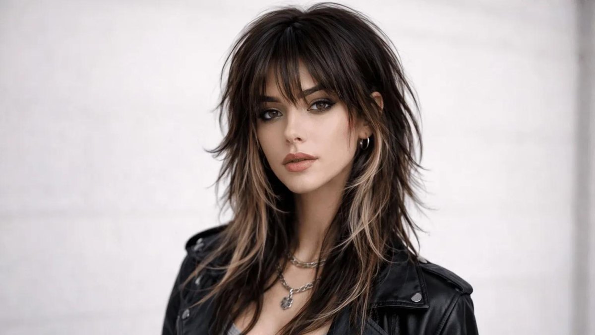 Modern wolf cut stili