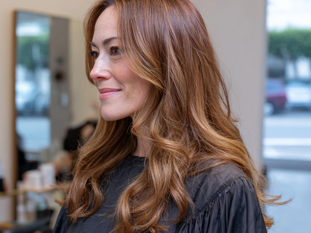 Golden Brown Soft Curls