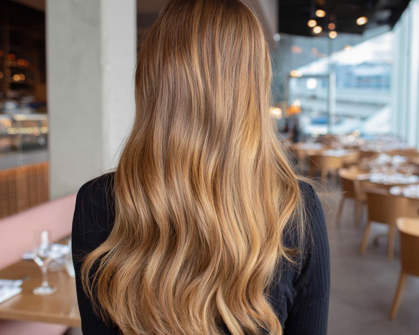 Honey Caramel Long Waves