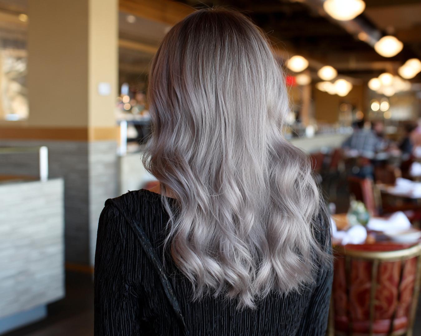 Soft Silver Ash Waves