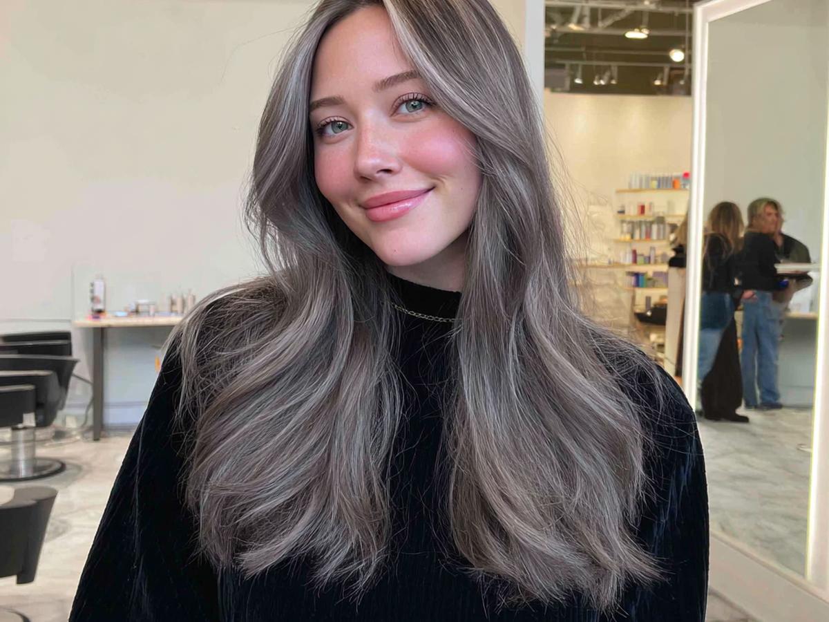 Ash Brown Subtle Highlights