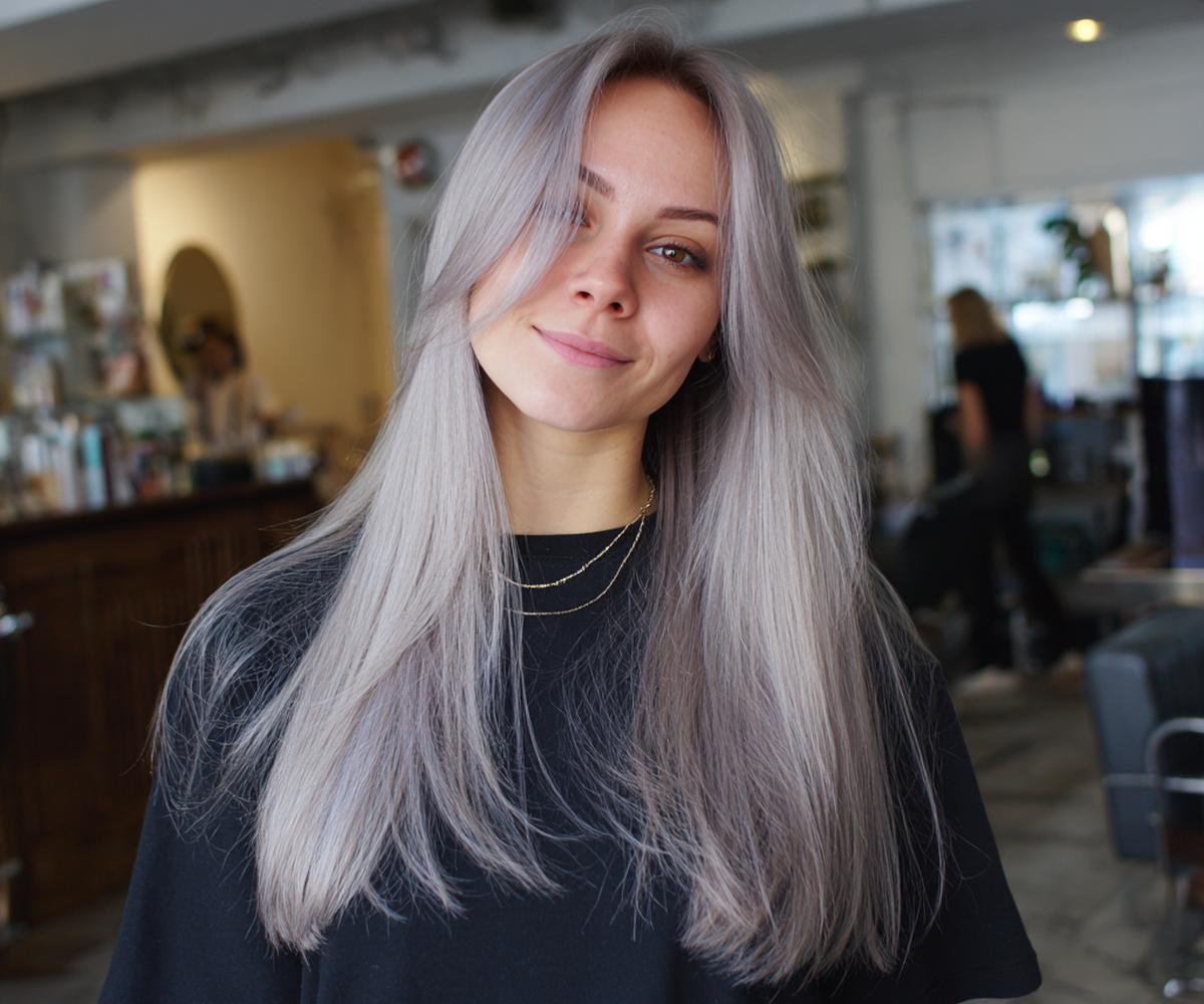 Light Ash Gray Straight