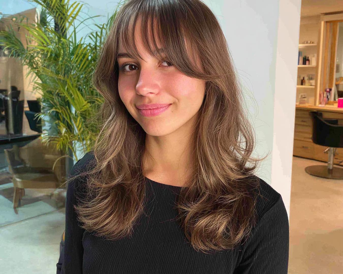 17 Perde Kahkül Saç Modeli Önerisi