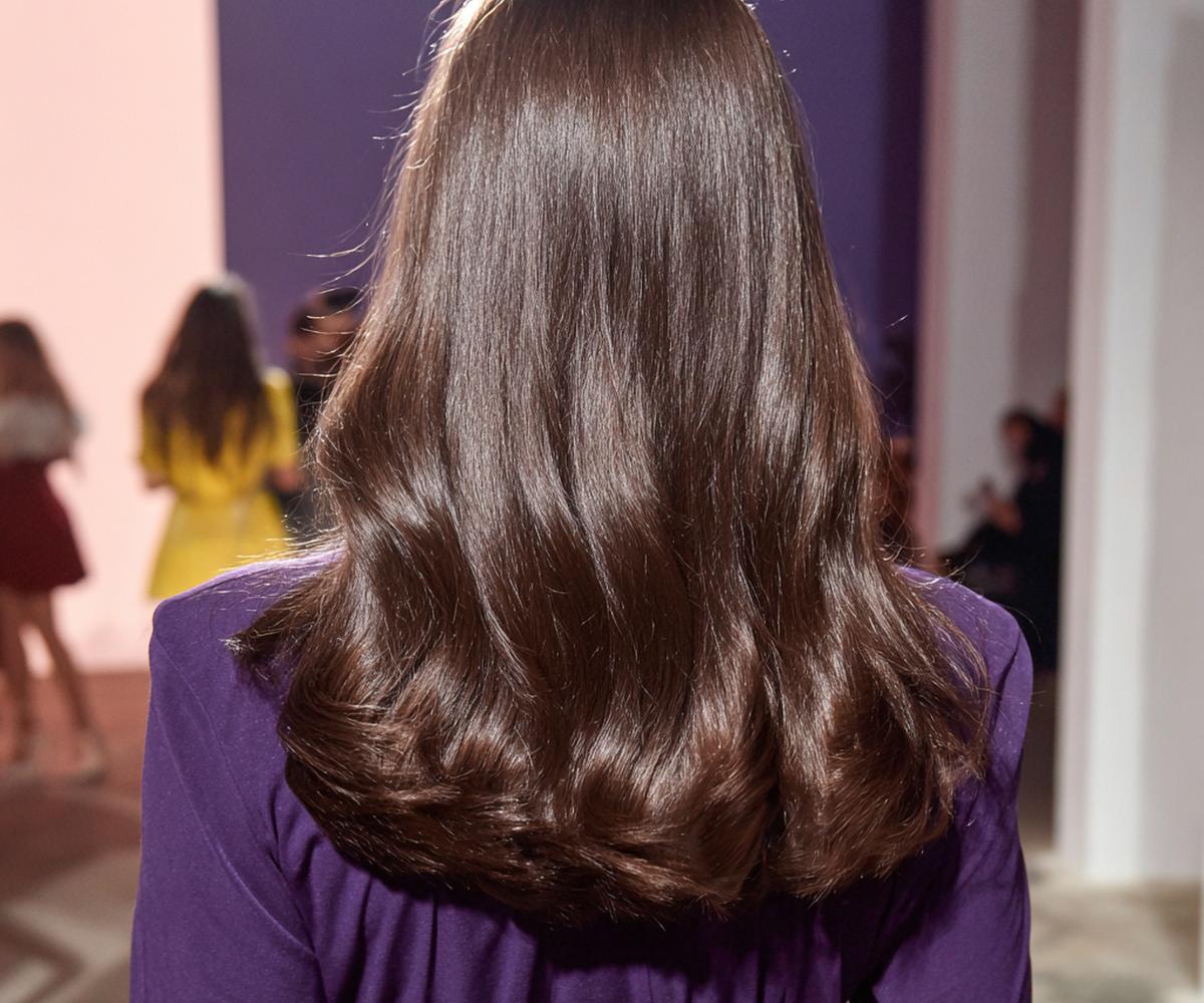 Shiny Dark Brown Waves