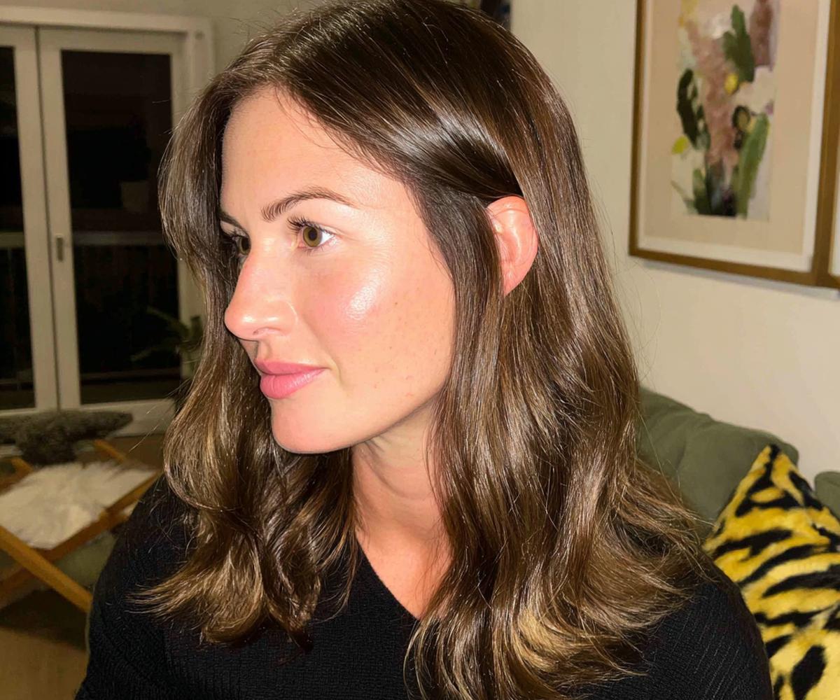 Loose Wavy Lob Side Part