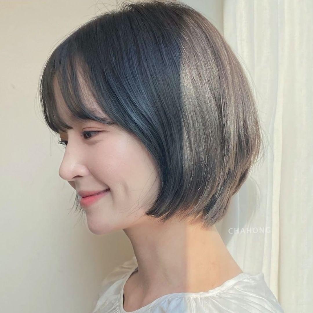 İnce saç Korean bob