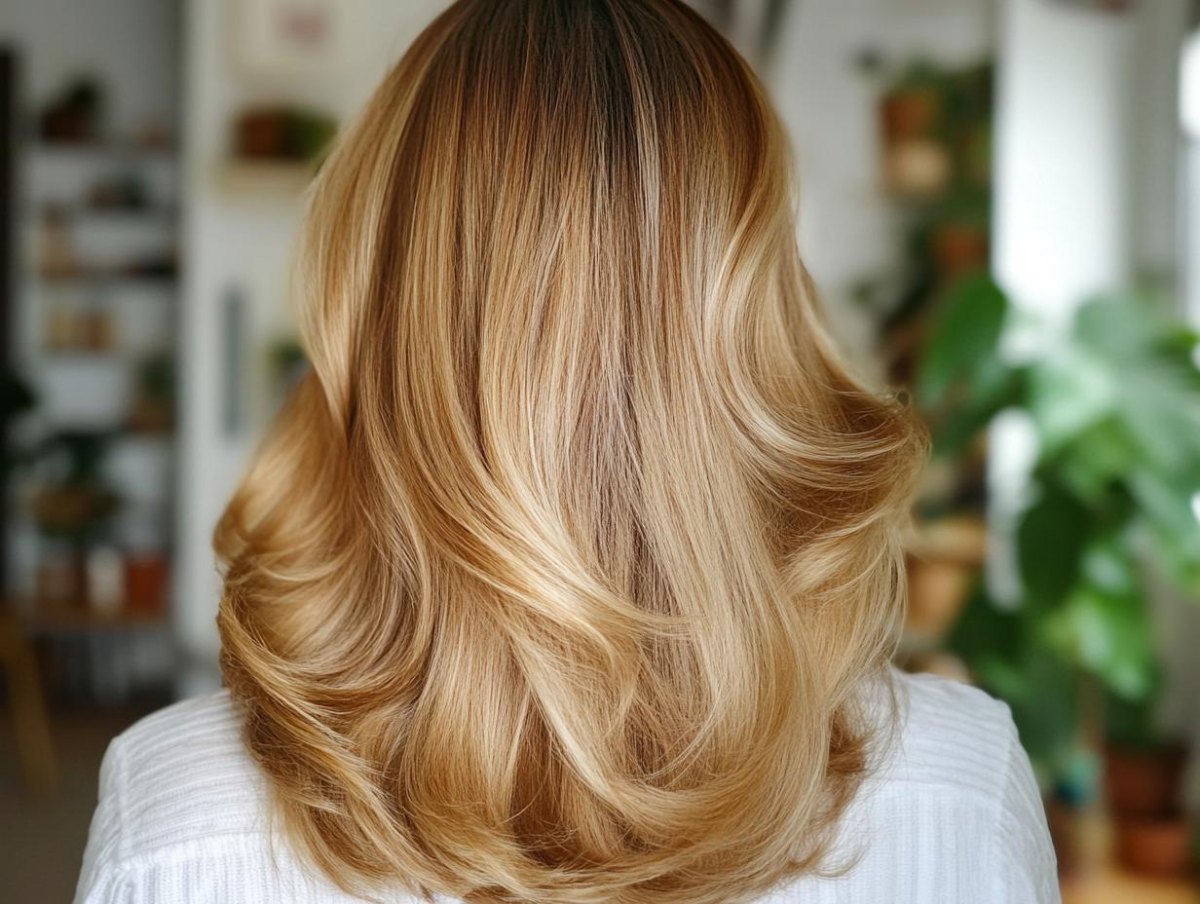 İnce saç honey bronde modeli