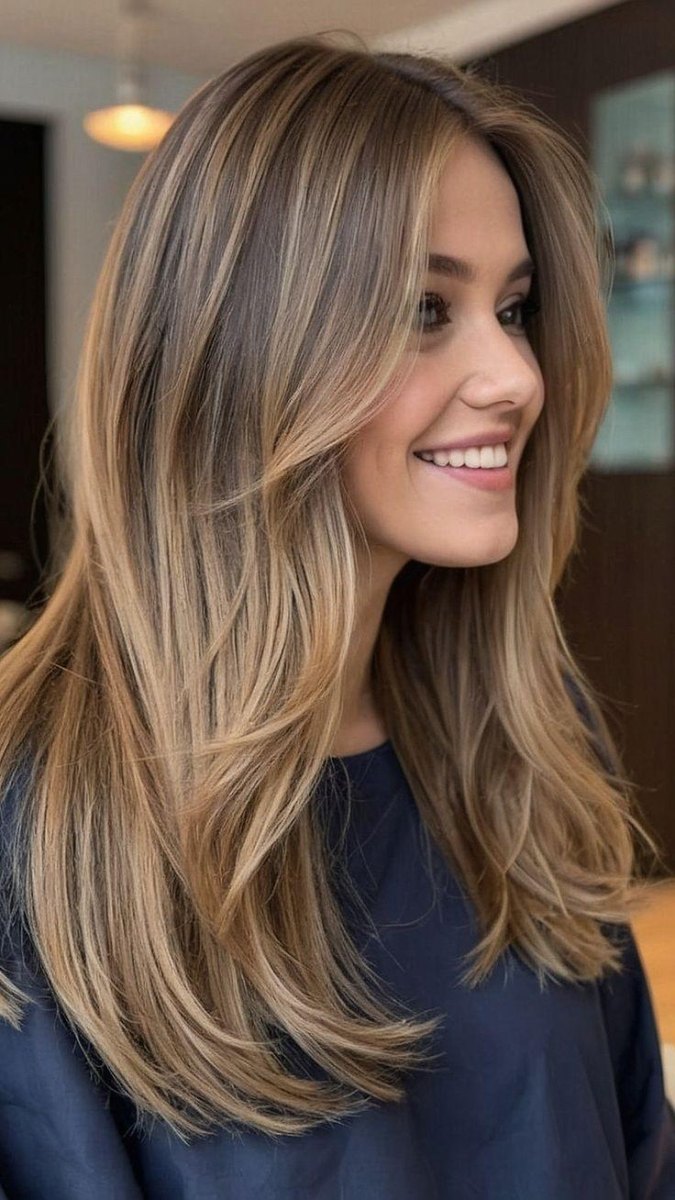 İnce telli balayage saç