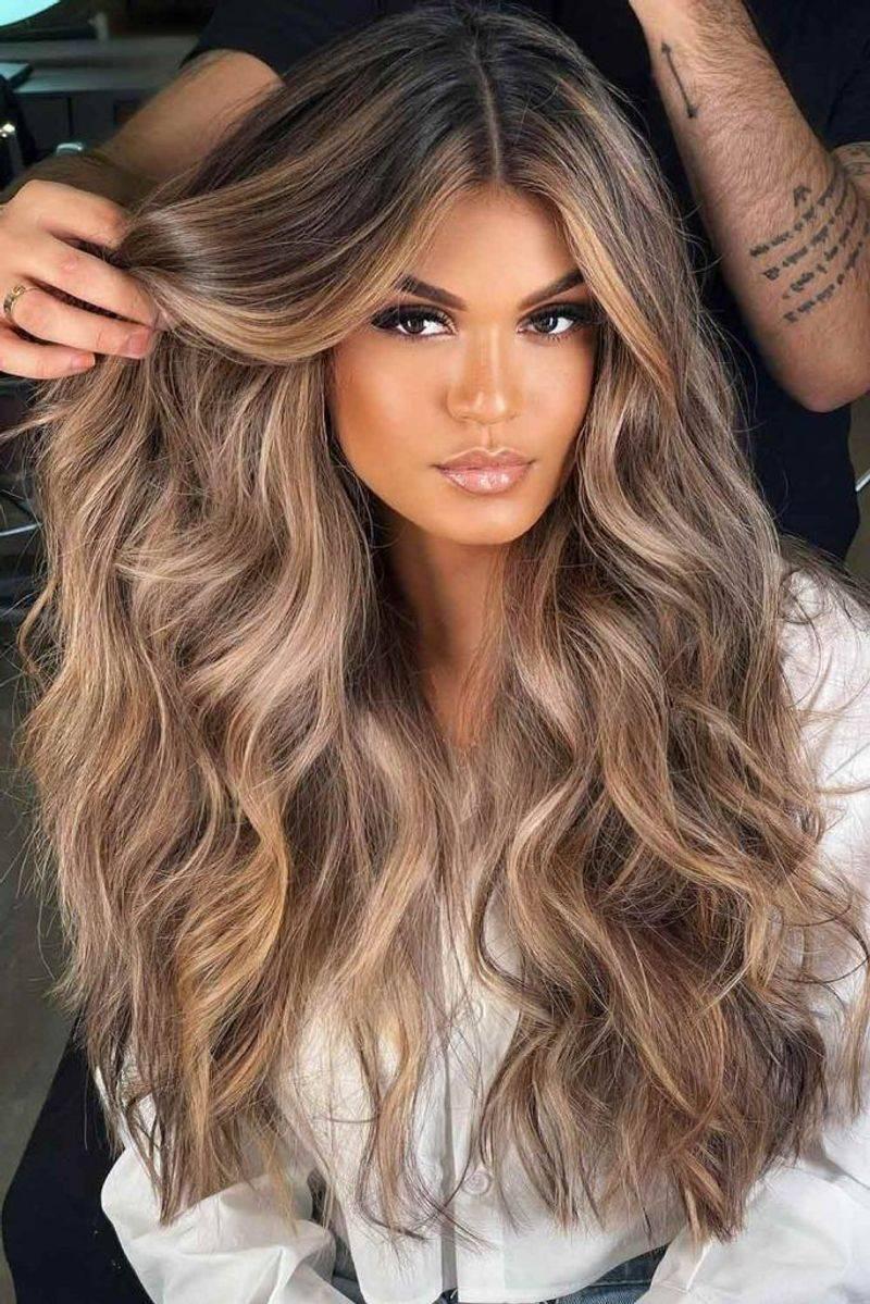 Gür saç balayage katmanları