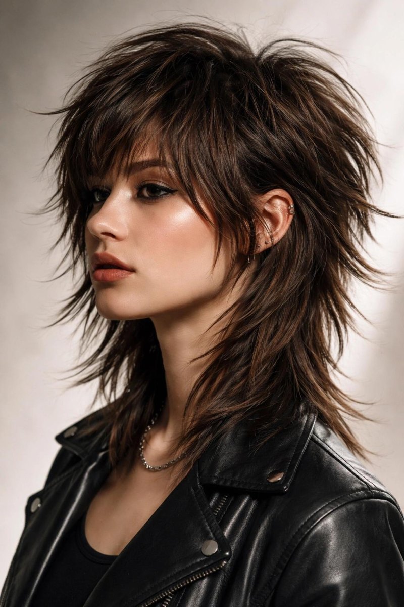 Gür saç wolf cut