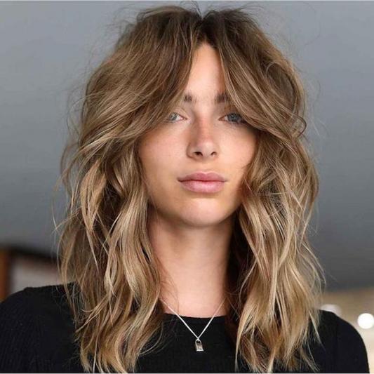 Katlı saç curtain bangs