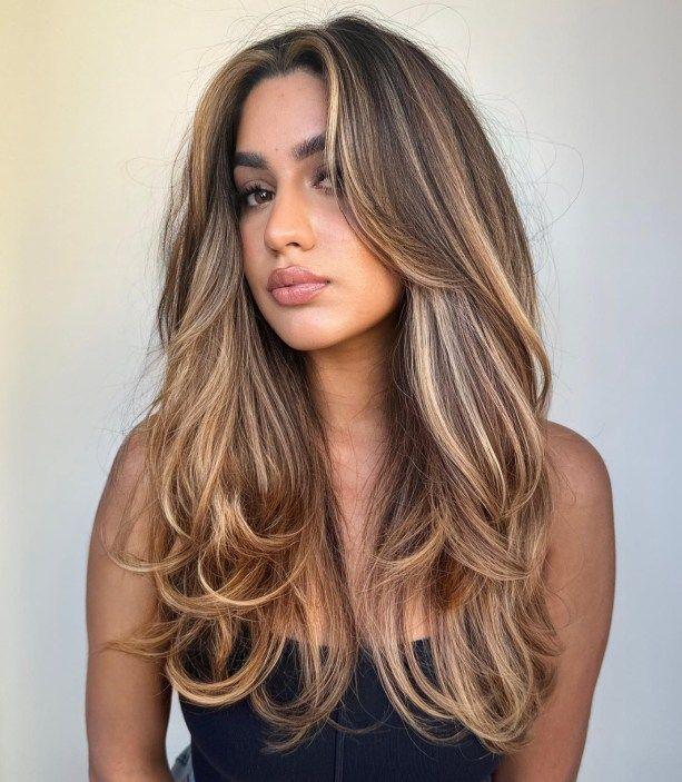 Katlı honey bronde balyaj