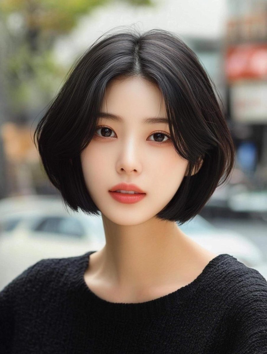 Kısa Korean bob modeli