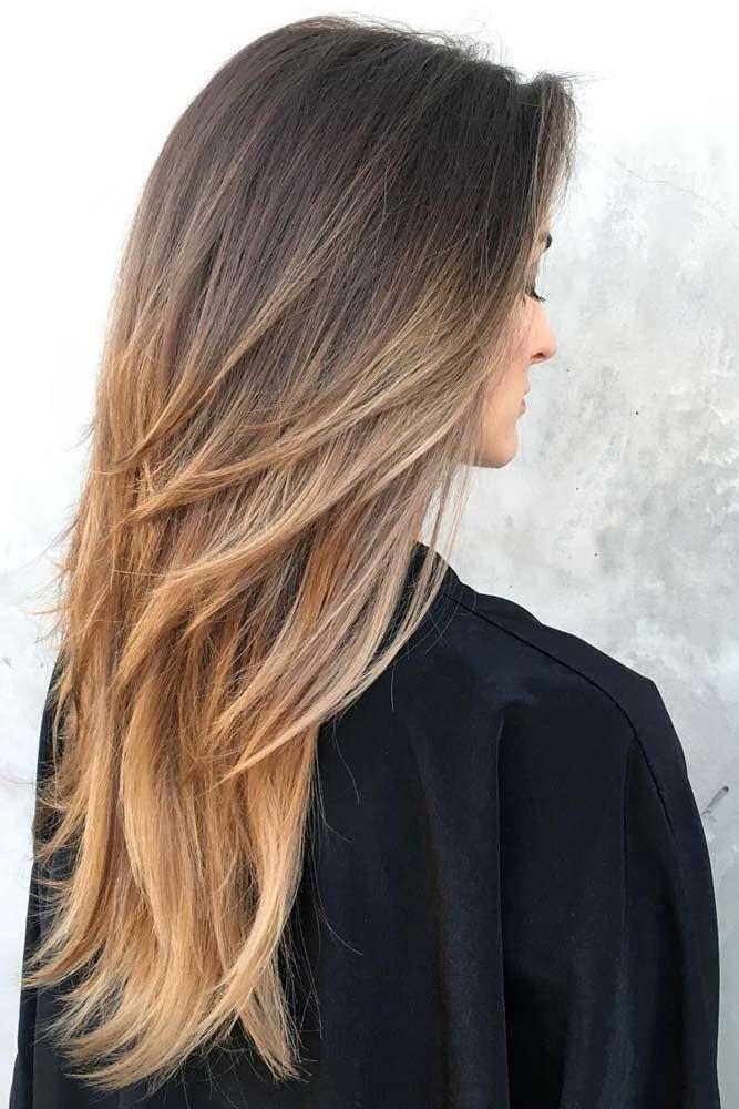 Minimal doğal balayage saç