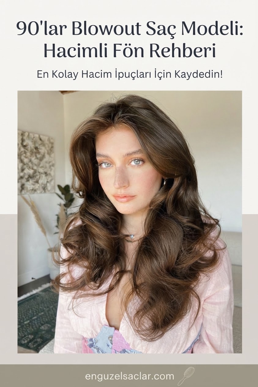90’lar Blowout Saç Modeli: Hacimli Fön Rehberi