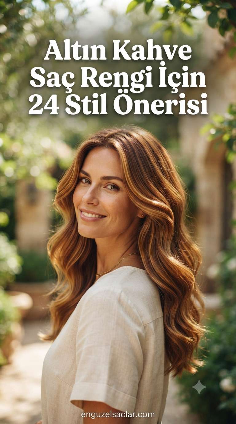 Altın Kahve Saç Rengi İçin 24 Stil Önerisi