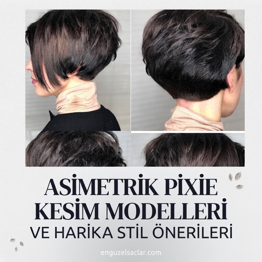 Asimetrik Pixie Kesim Modelleri ve Harika Stil Önerileri