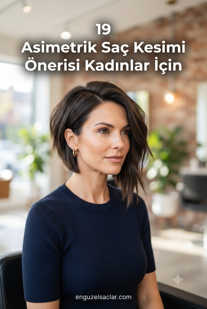 19 Asimetrik Saç Kesimi Önerisi Kadınlar İçin