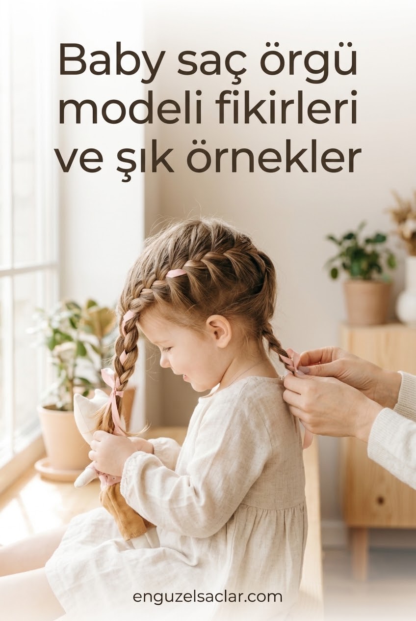 Baby saç örgü modeli fikirleri ve şık örnekler
