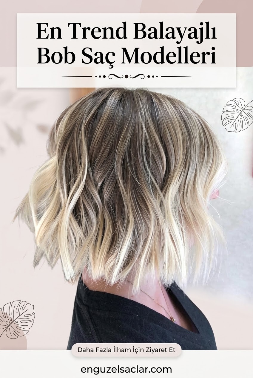 En Trend Balayajlı Bob Saç Modelleri