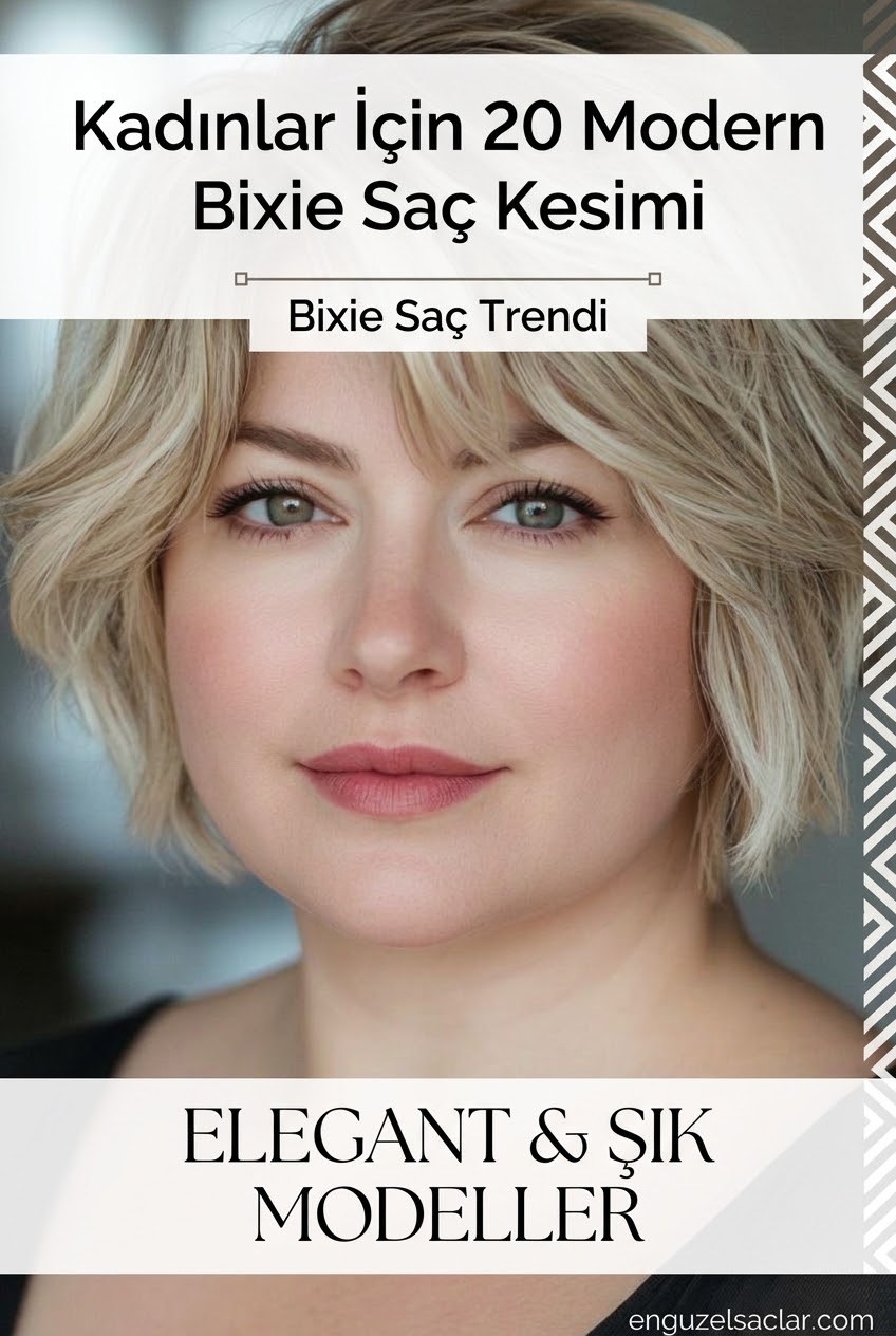 Kadınlar İçin 20 Modern Bixie Saç Kesimi