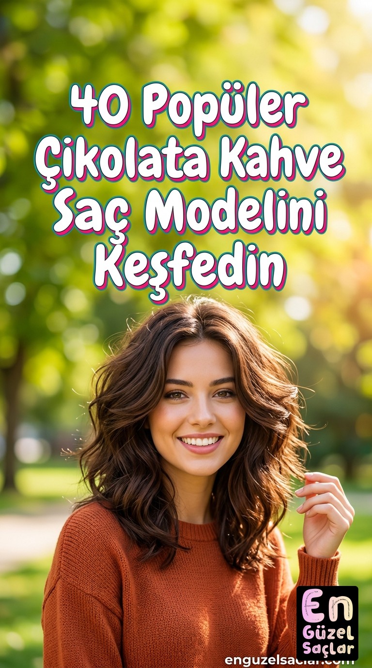 40 Popüler Çikolata Kahve Saç Modelini Keşfedin