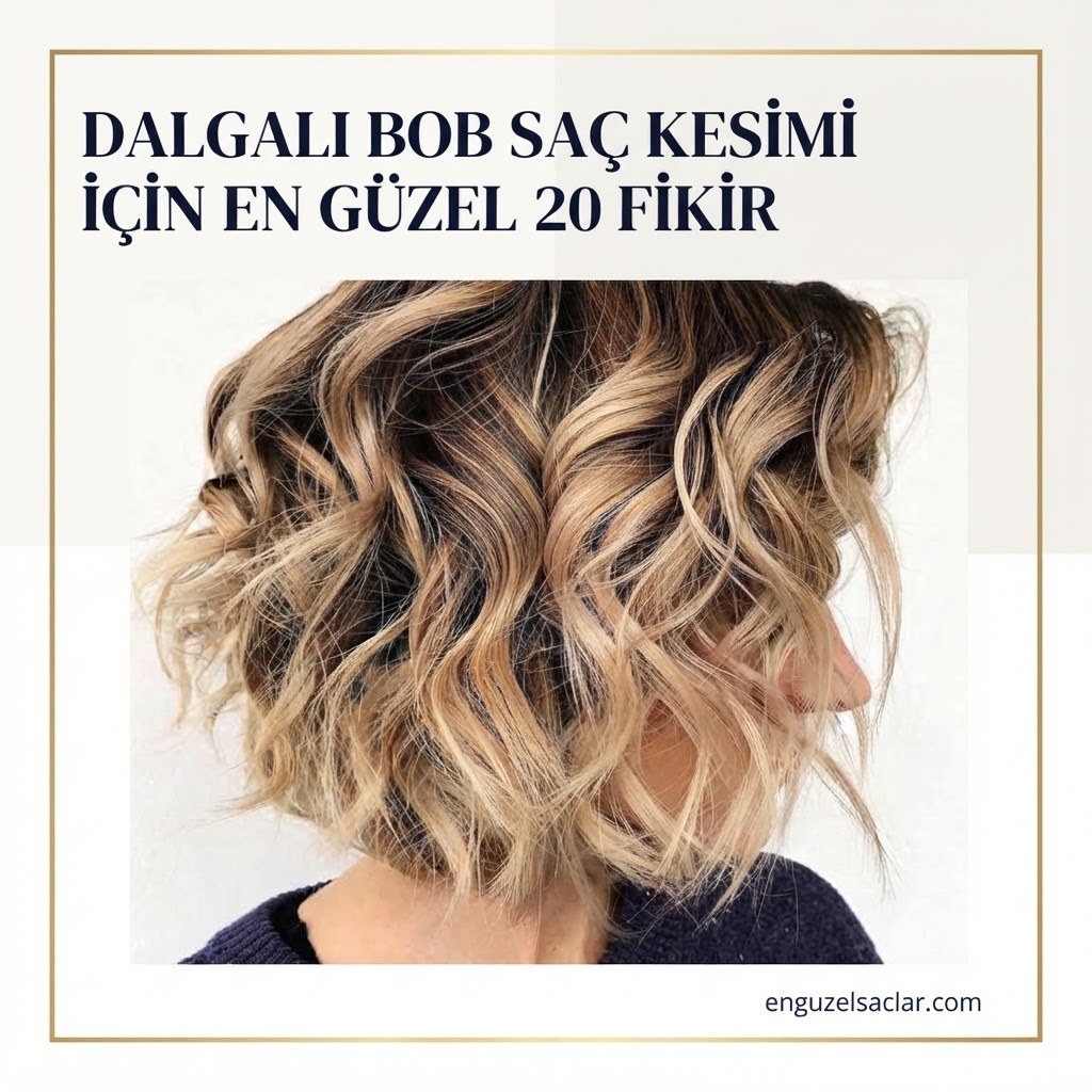 Dalgalı Bob Saç Kesimi İçin En Güzel 20 Fikir