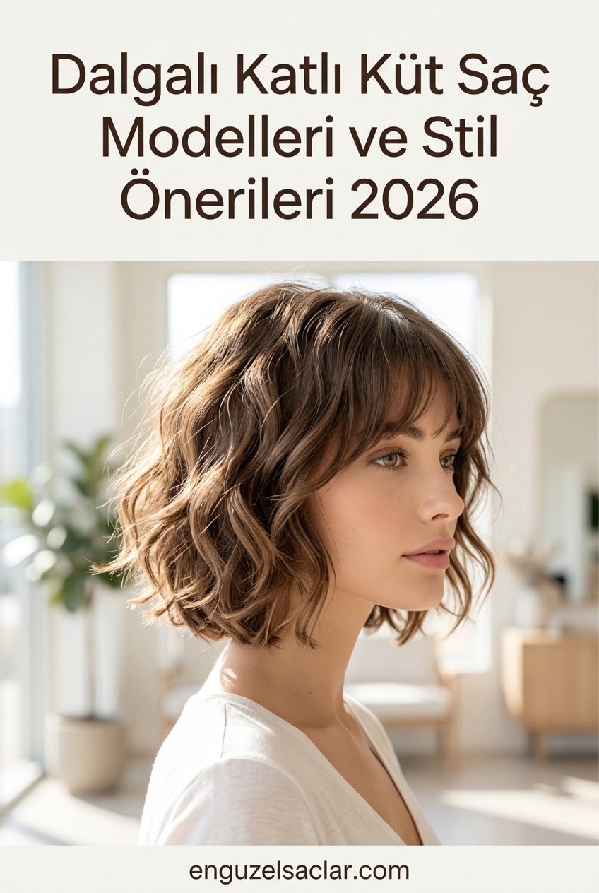 Dalgalı Katlı Küt Saç Modelleri ve Stil Önerileri 2026