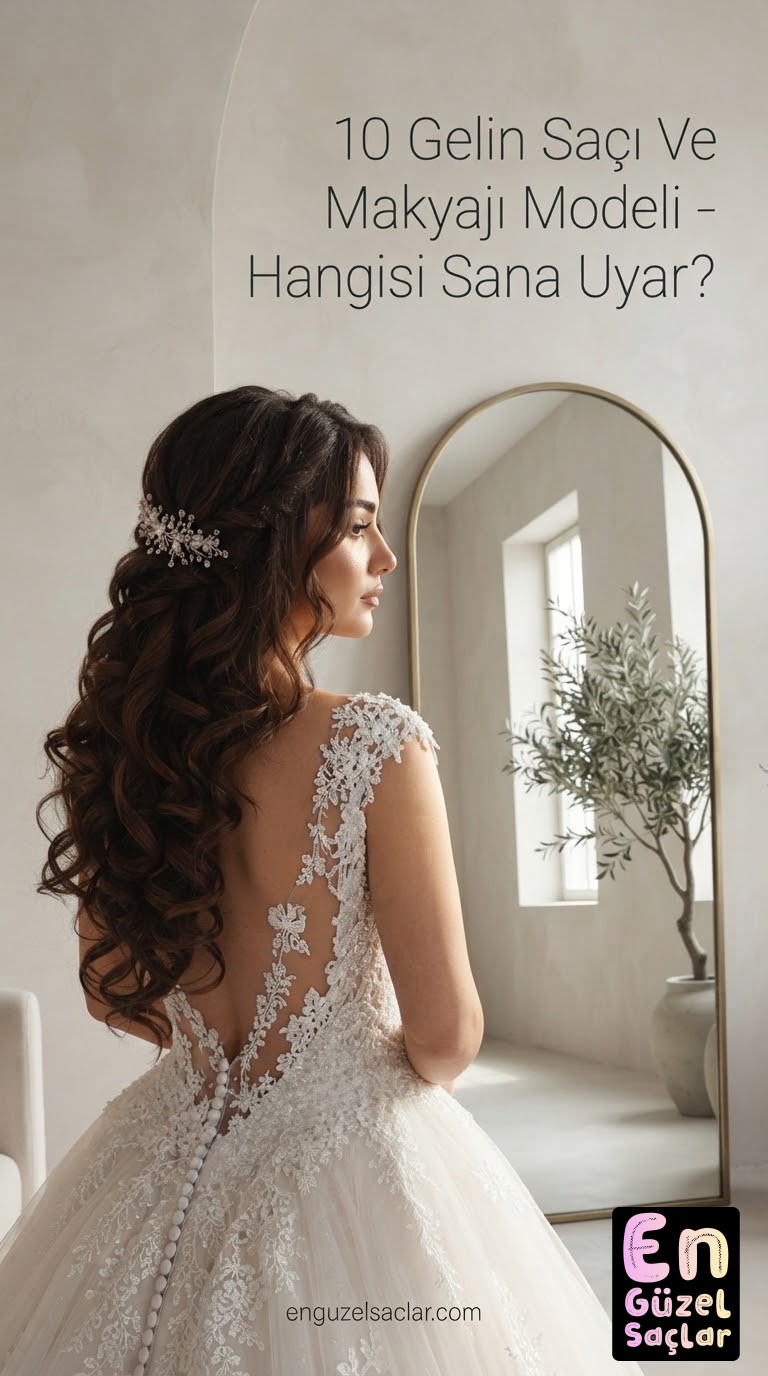 10 Gelin Saçı Ve Makyajı Modeli - Hangisi Sana Uyar?