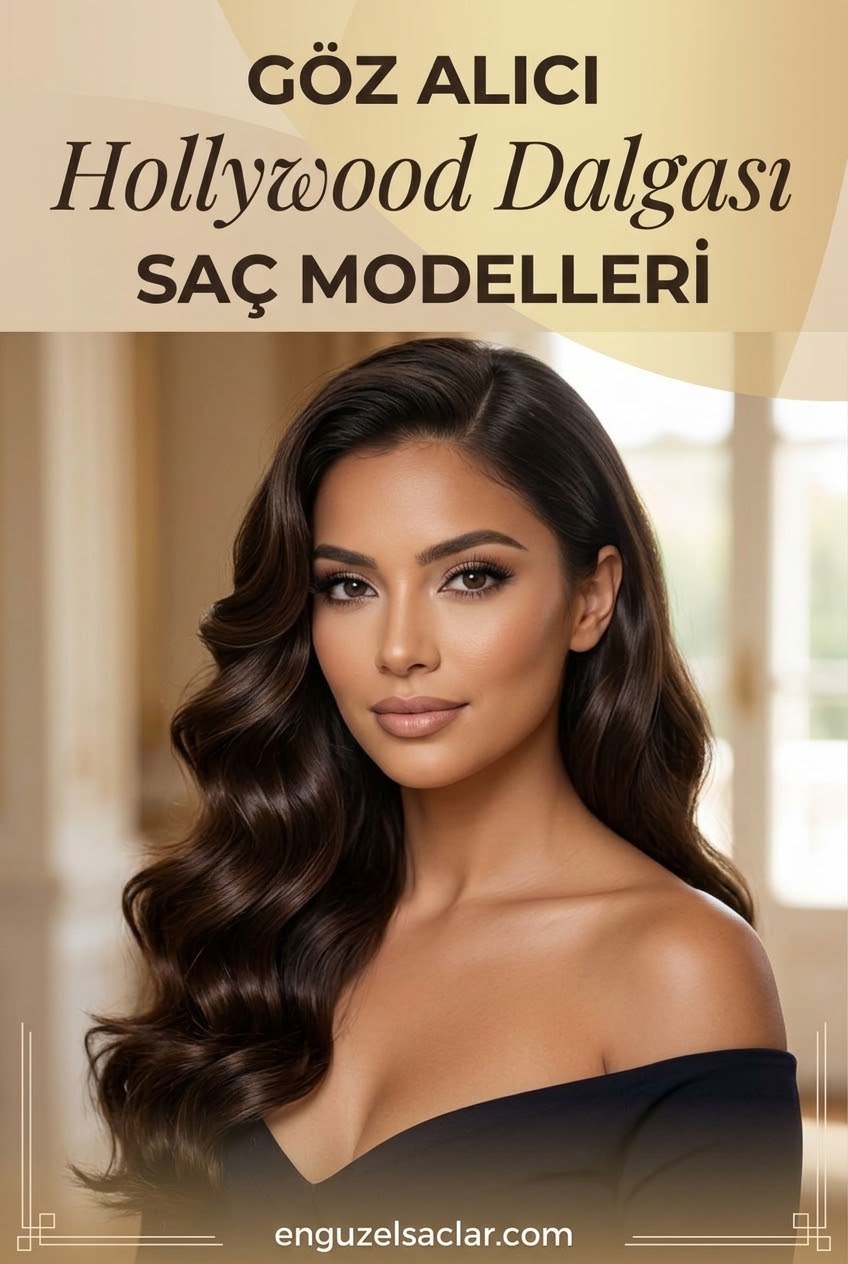 Göz Alıcı Hollywood Dalgası Saç Modelleri