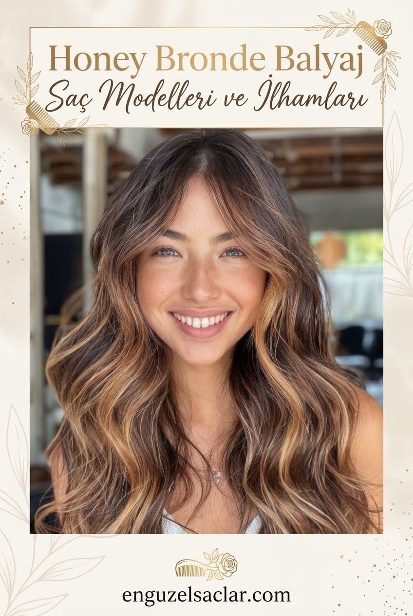 Honey Bronde Balyaj Saç Modelleri ve İlhamları