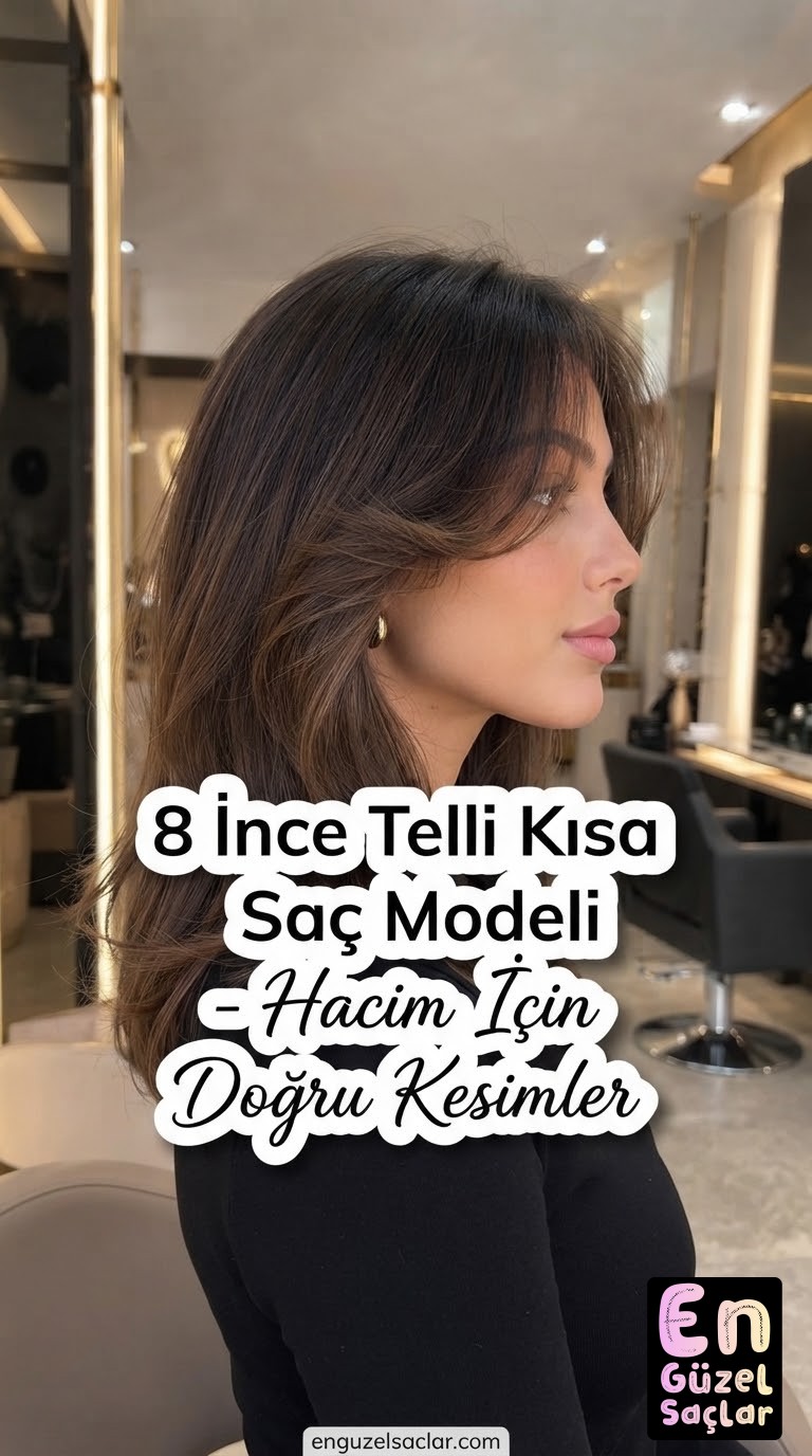 8 İnce Telli Kısa Saç Modeli - Hacim İçin Doğru Kesimler