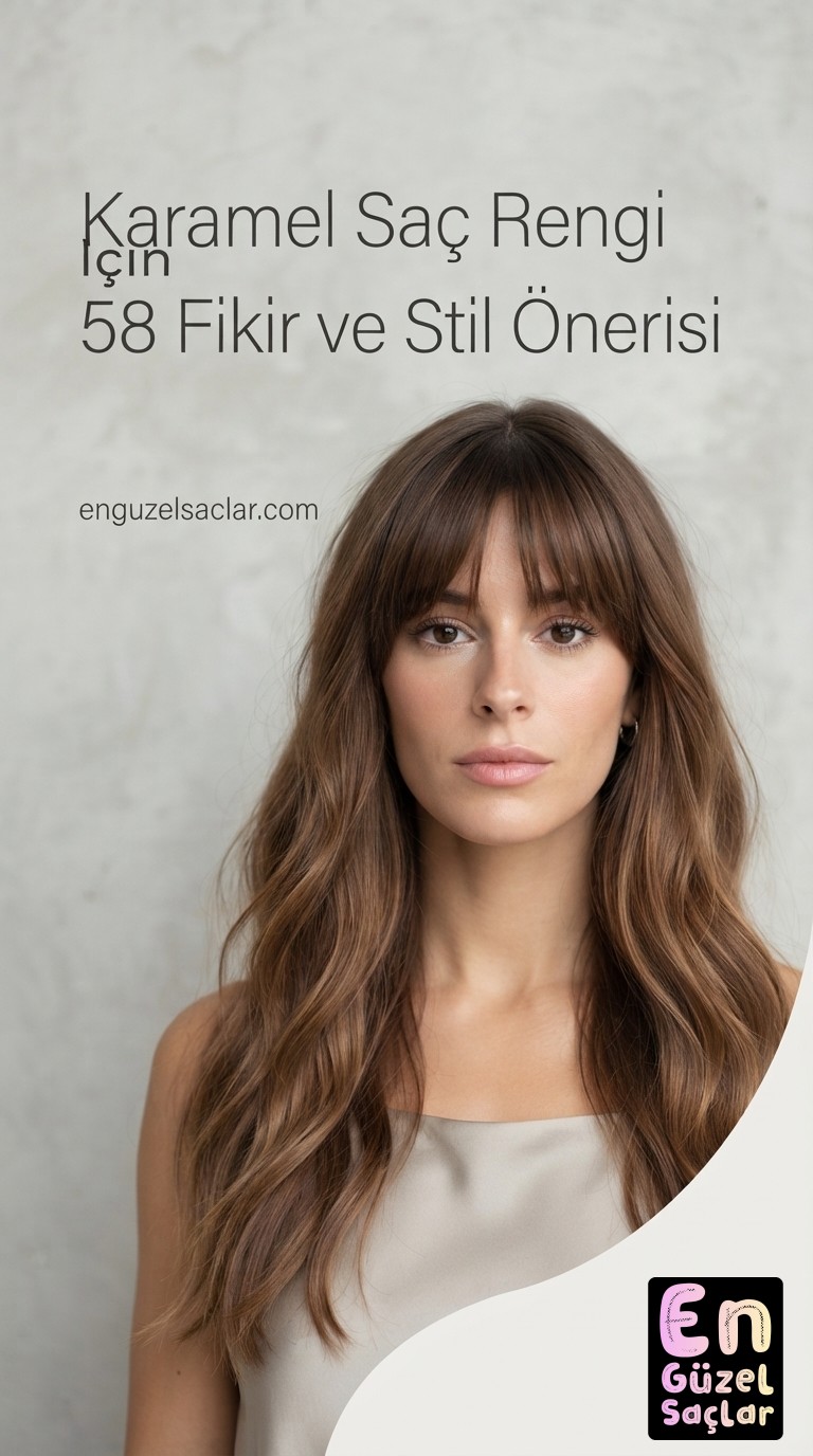 Karamel Saç Rengi İçin 58 Fikir ve Stil Önerisi