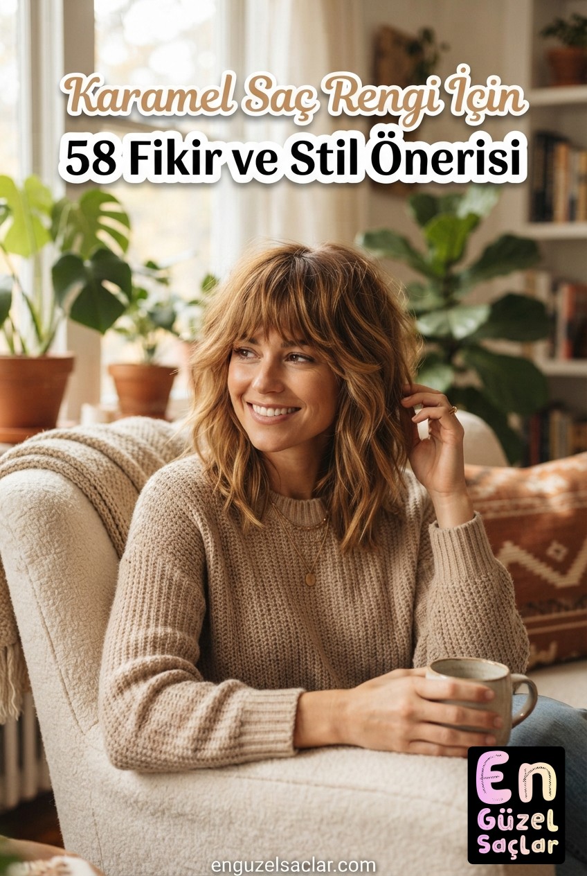 Karamel Saç Rengi İçin 58 Fikir ve Stil Önerisi