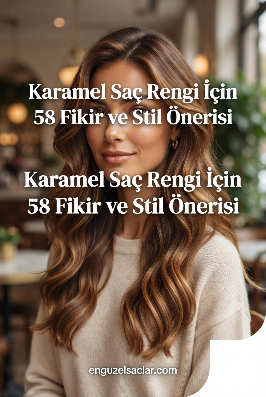 Karamel Saç Rengi İçin 58 Fikir ve Stil Önerisi