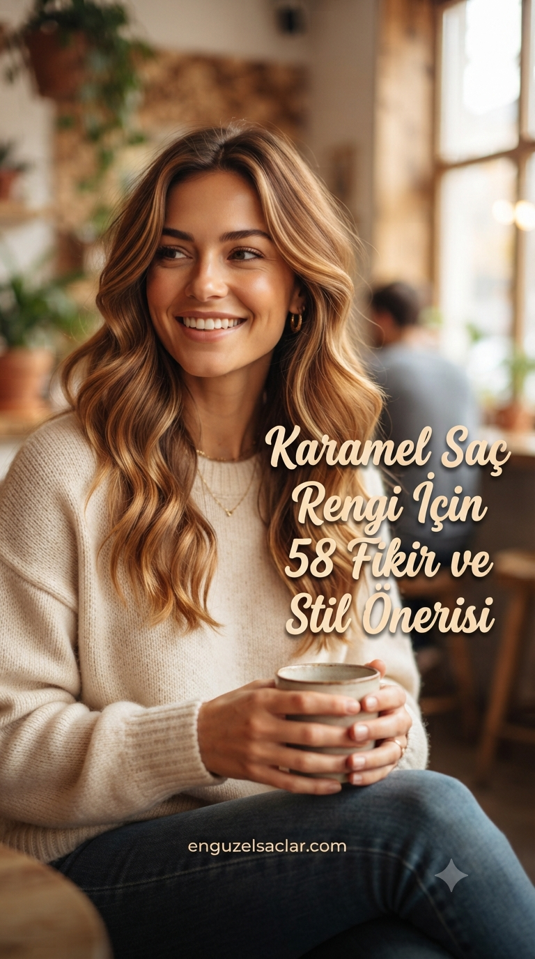 Karamel Saç Rengi İçin 58 Fikir ve Stil Önerisi