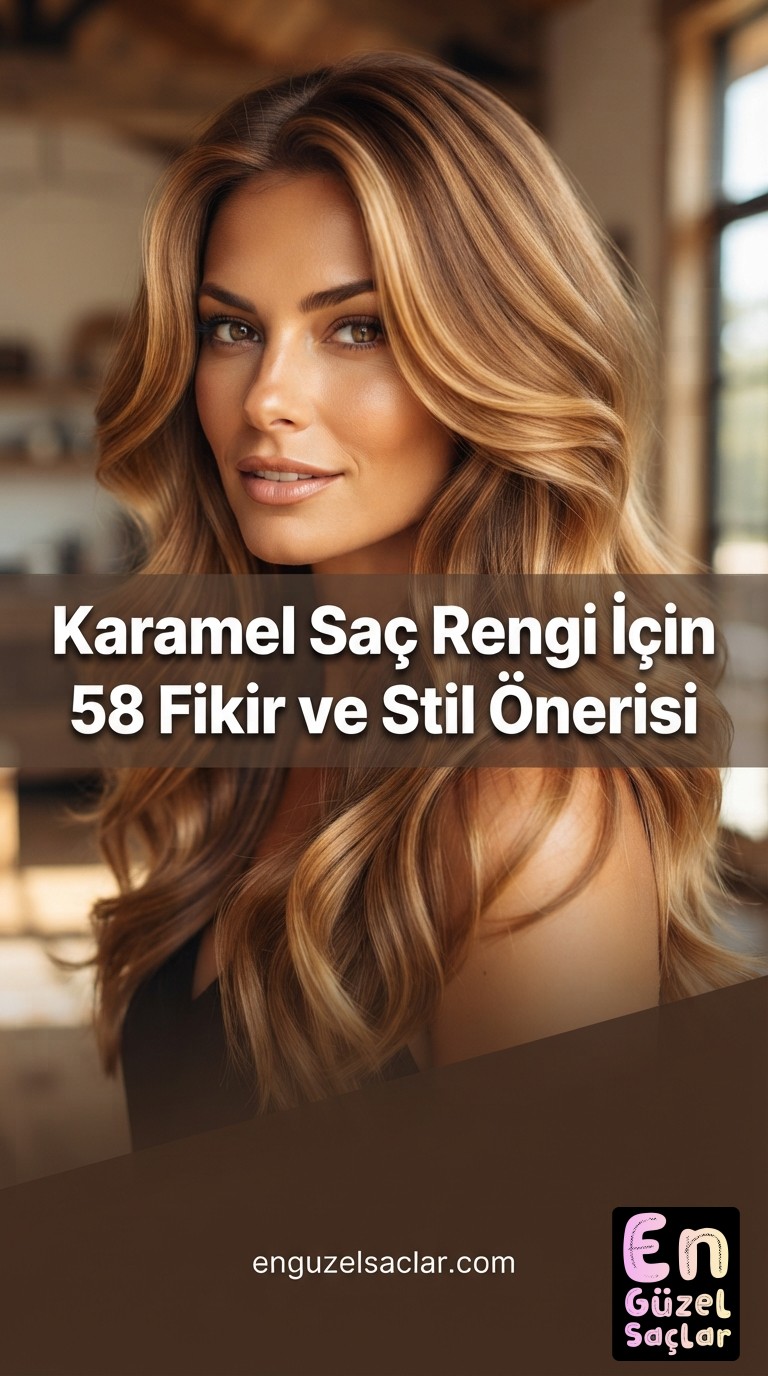 Karamel Saç Rengi İçin 58 Fikir ve Stil Önerisi