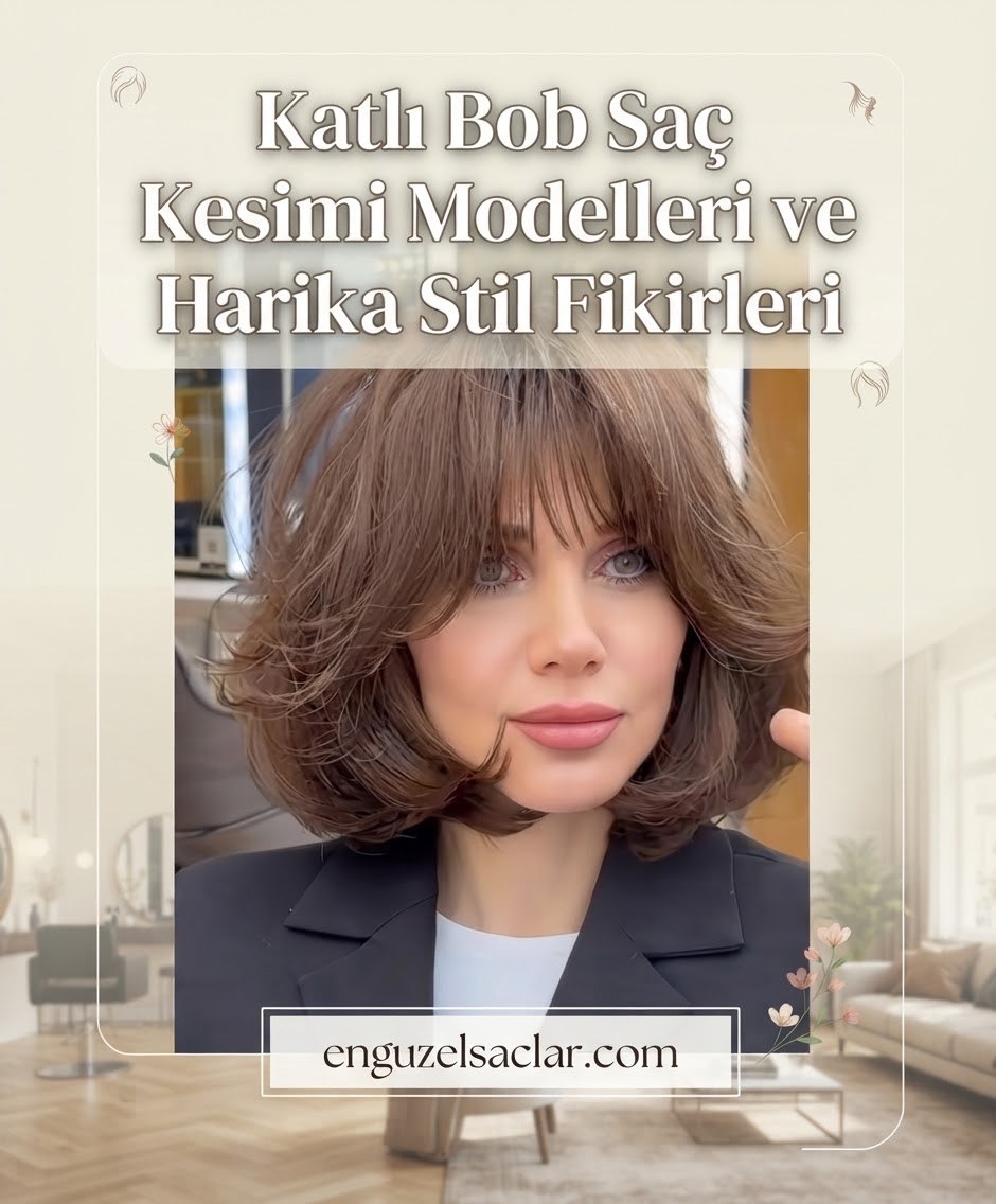 Katlı Bob Saç Kesimi Modelleri ve Harika Stil Fikirleri