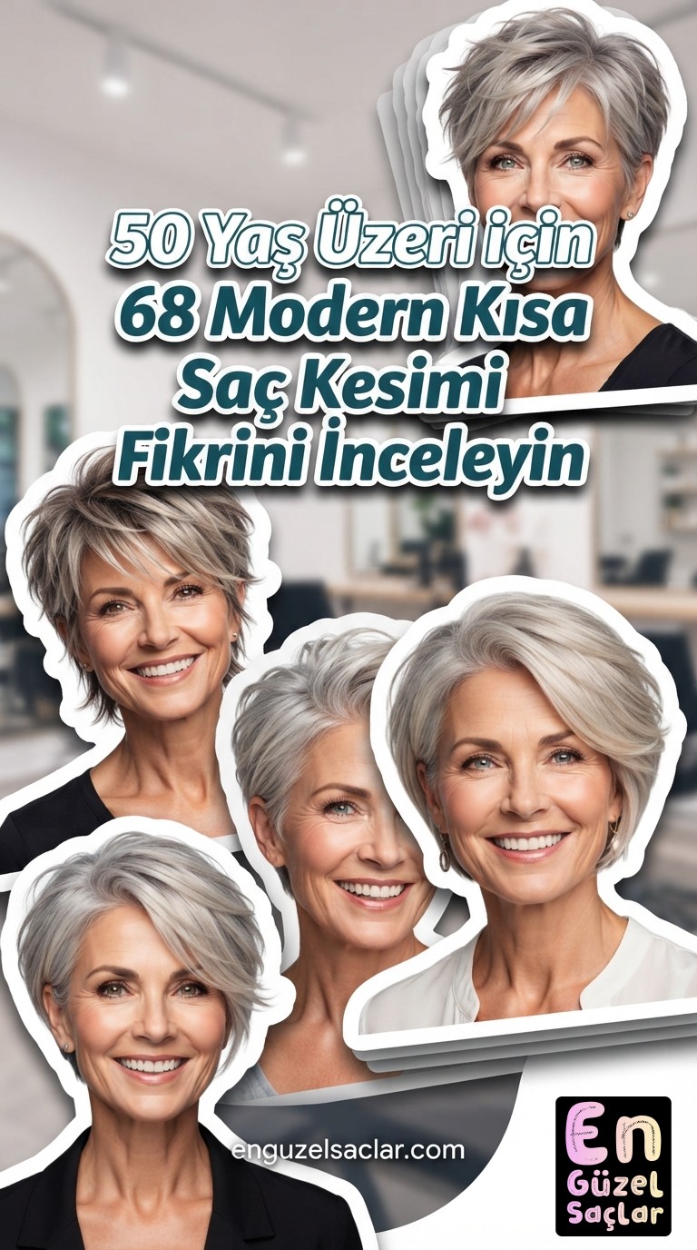 50 Yaş Üzeri için 68 Modern Kısa Saç Kesimi Fikrini İnceleyin