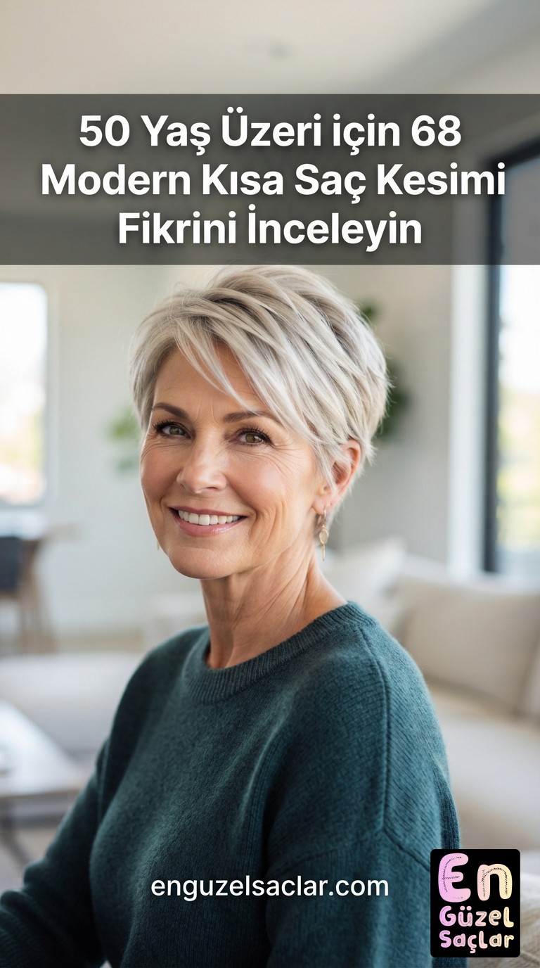 50 Yaş Üzeri için 68 Modern Kısa Saç Kesimi Fikrini İnceleyin