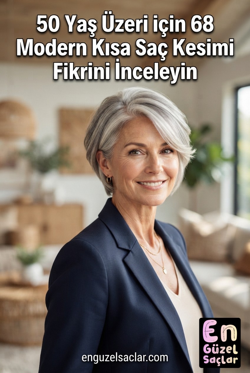 50 Yaş Üzeri için 68 Modern Kısa Saç Kesimi Fikrini İnceleyin