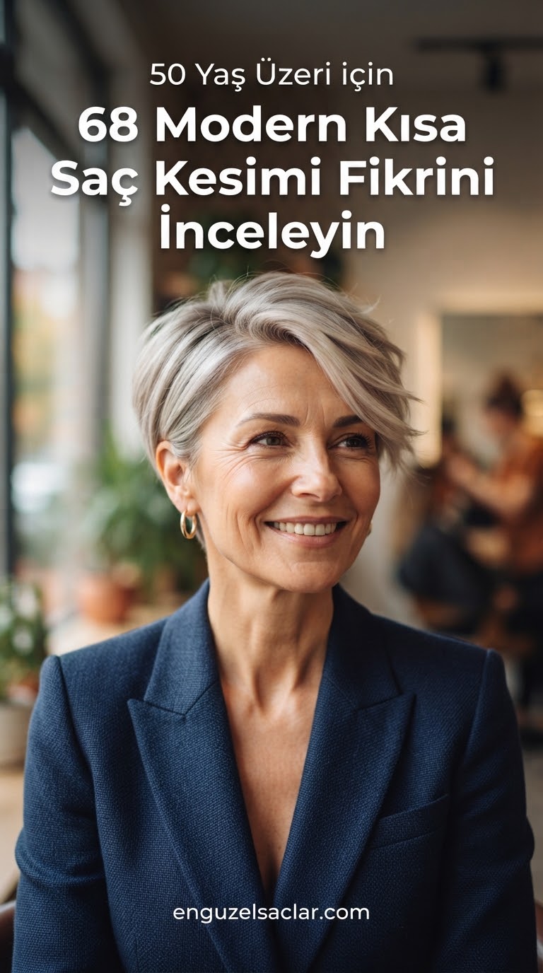 50 Yaş Üzeri için 68 Modern Kısa Saç Kesimi Fikrini İnceleyin